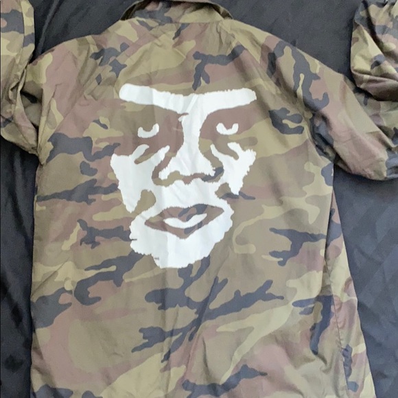 OBEY Men’s Size Medium Camo Windbreaker - Picture 2 of 3